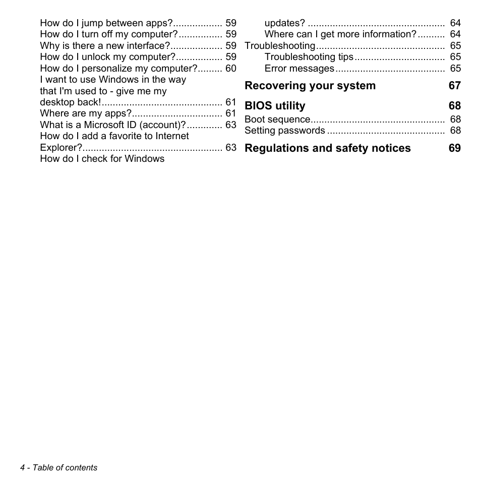 Acer W700 User Manual | Page 6 / 2286