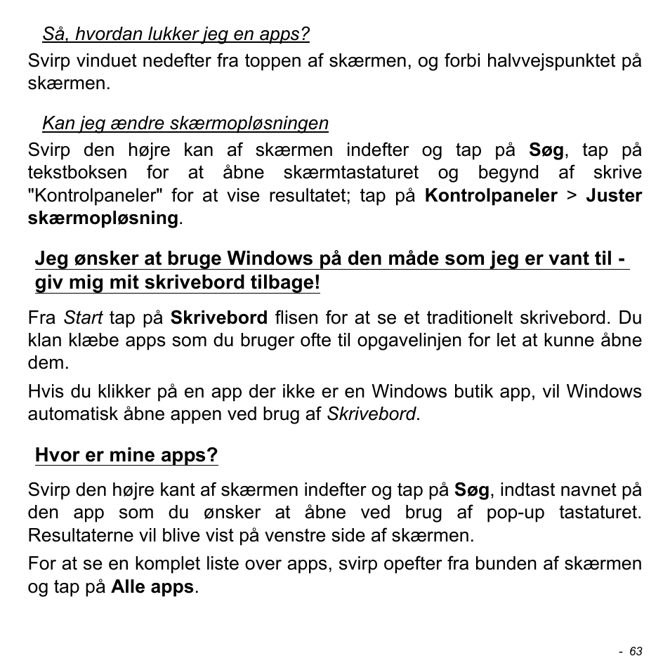 Hvor er mine apps | Acer W700 User Manual | Page 683 / 2286