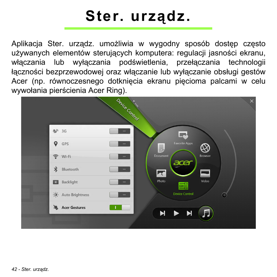 Ster. urządz | Acer W700 User Manual | Page 970 / 2286