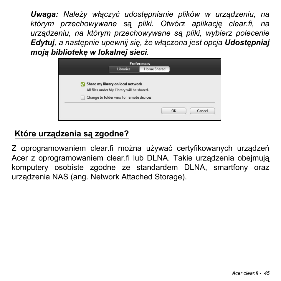 Które urządzenia są zgodne | Acer W700 User Manual | Page 973 / 2286