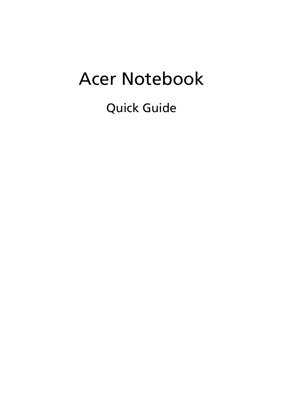 English | Acer Aspire 5950G User Manual | Page 3 / 382