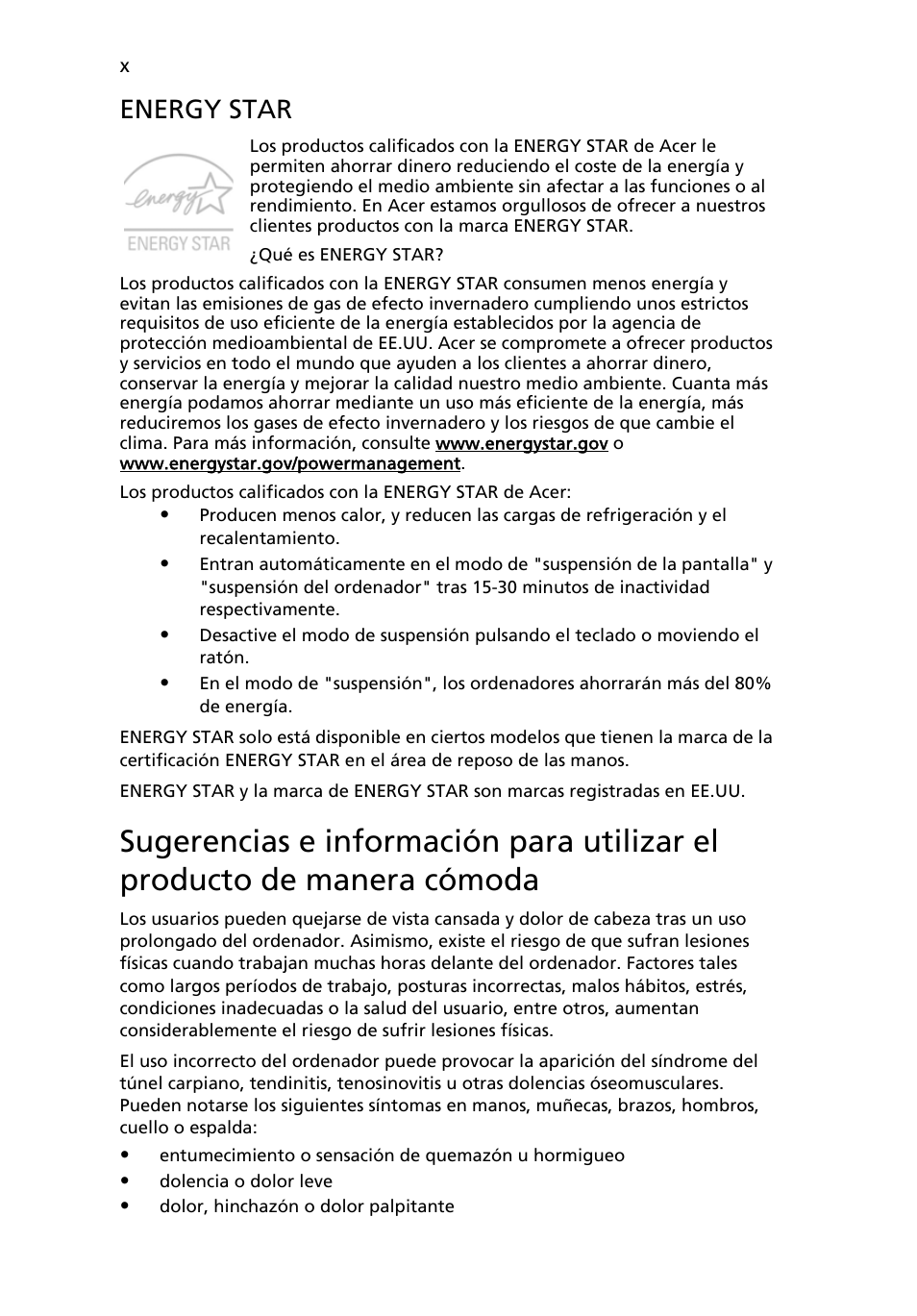 Energy star | Acer AOD255E User Manual | Page 218 / 1454