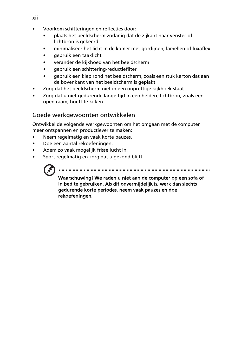 Goede werkgewoonten ontwikkelen | Acer AOD255E User Manual | Page 326 / 1454