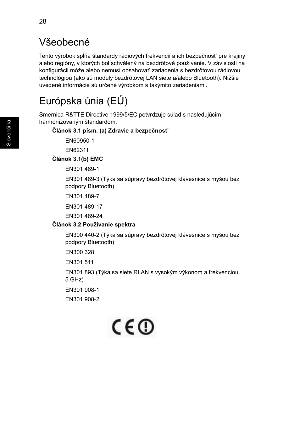 Všeobecné, Európska únia (eú) | Acer AOD255E User Manual | Page 806 / 1454