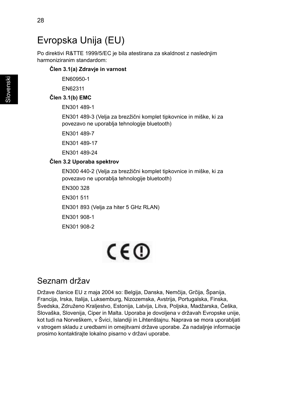 Evropska unija (eu), Seznam držav | Acer AOD255E User Manual | Page 854 / 1454