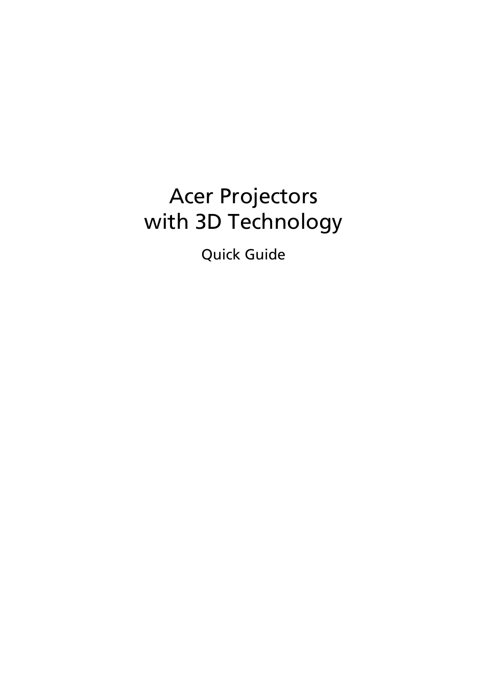 Acer P7505 User Manual | 13 pages