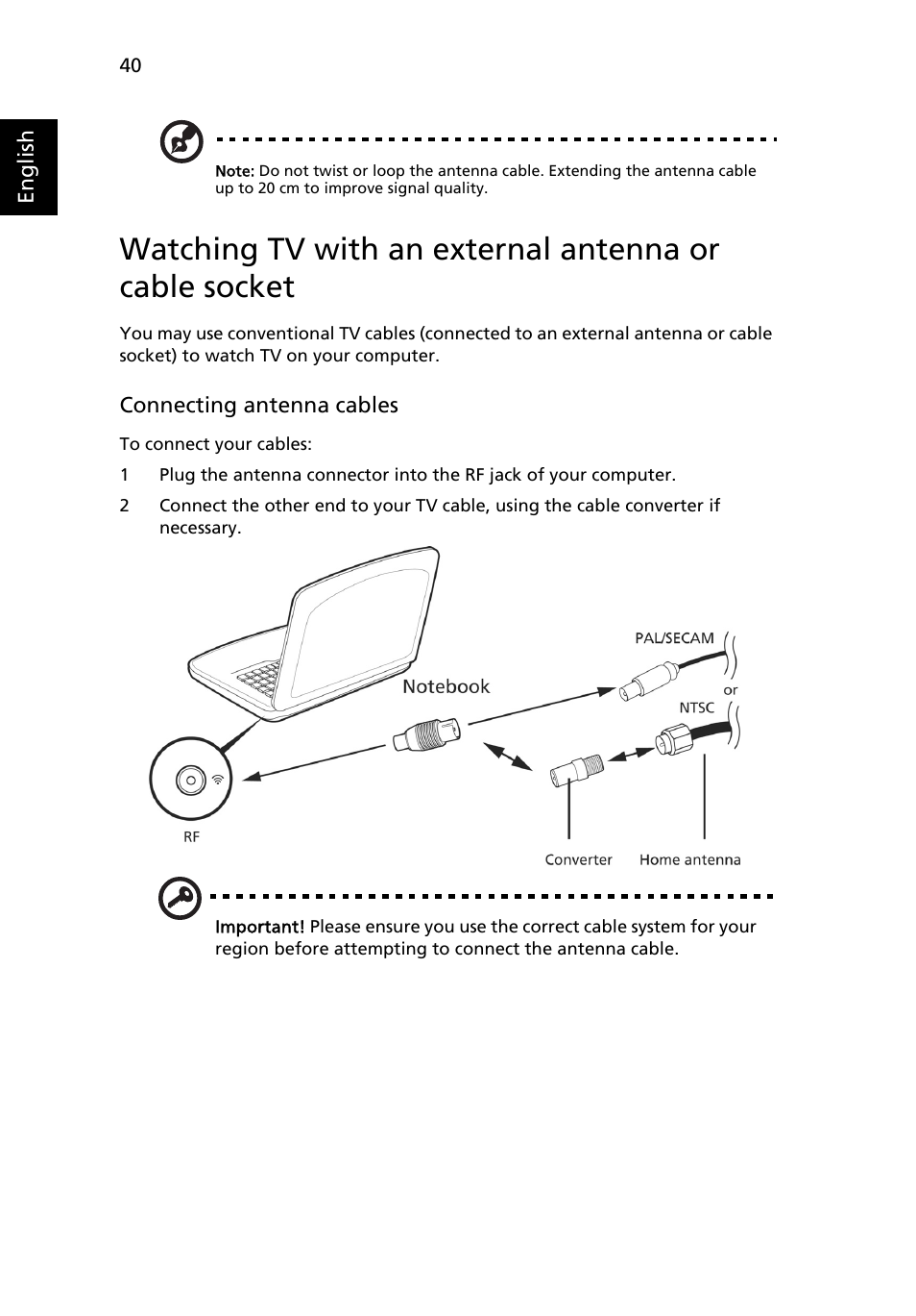 Acer Aspire Series User Manual | Page 60 / 74