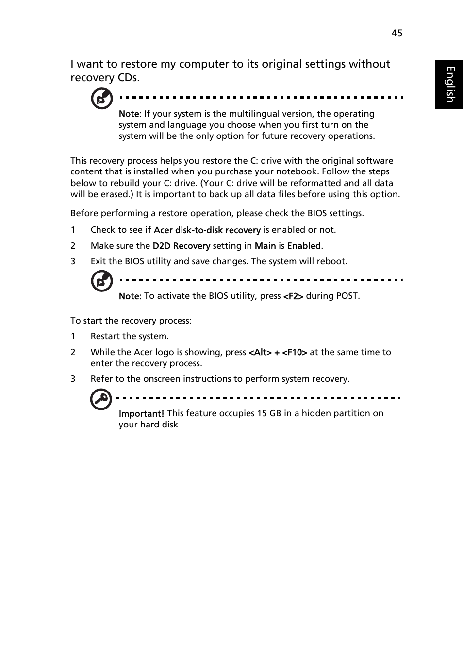 Acer Aspire Series User Manual | Page 65 / 74