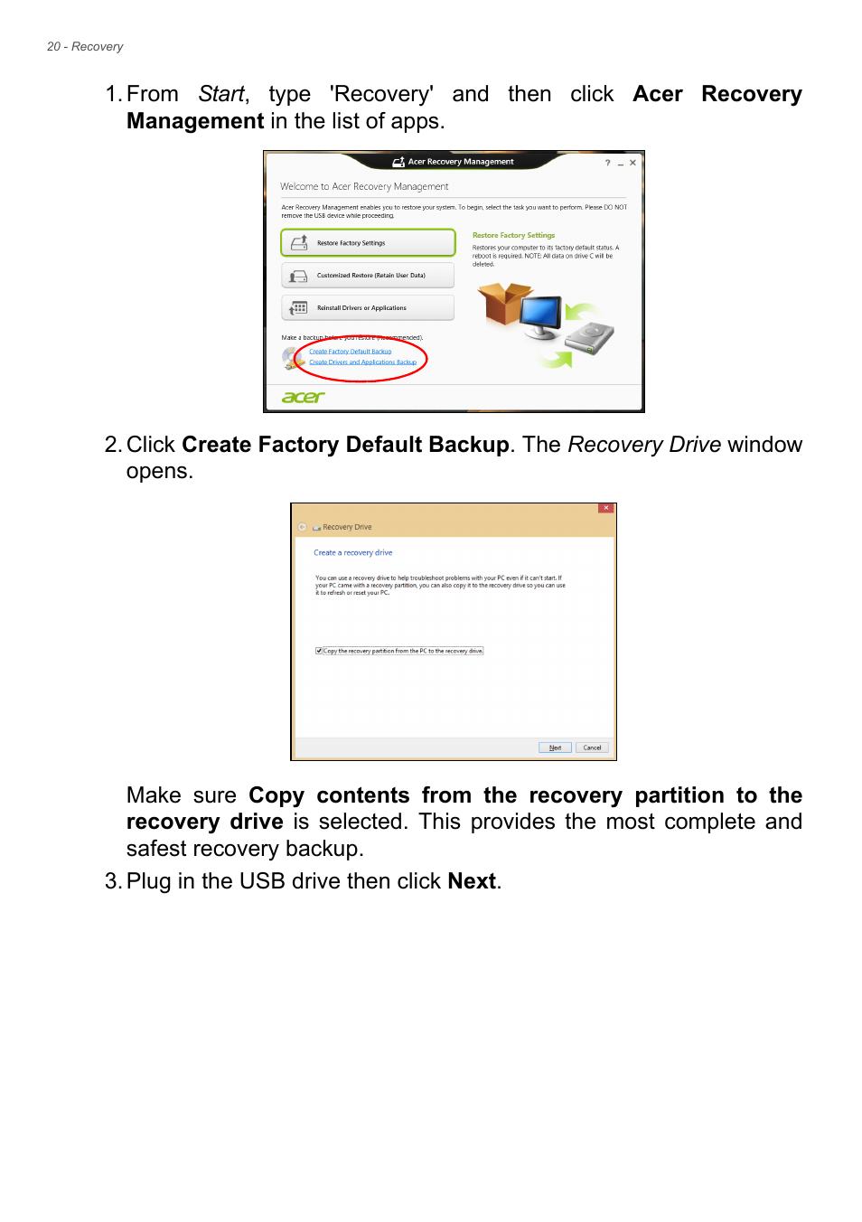 Acer Aspire V7-481P User Manual | Page 20 / 94