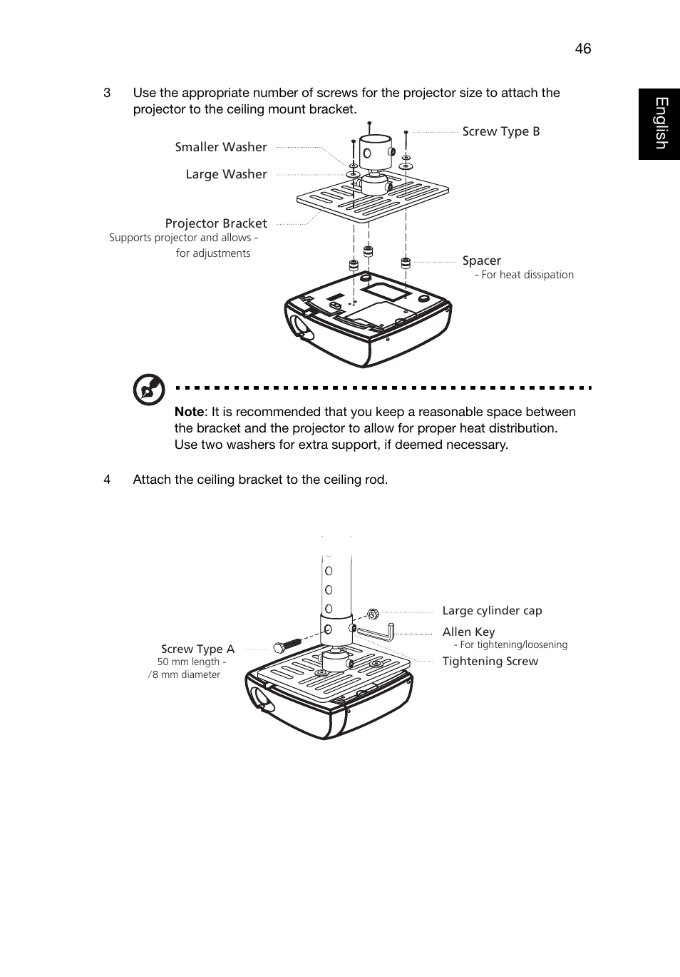 Eng lish english | Acer P1320W User Manual | Page 55 / 67