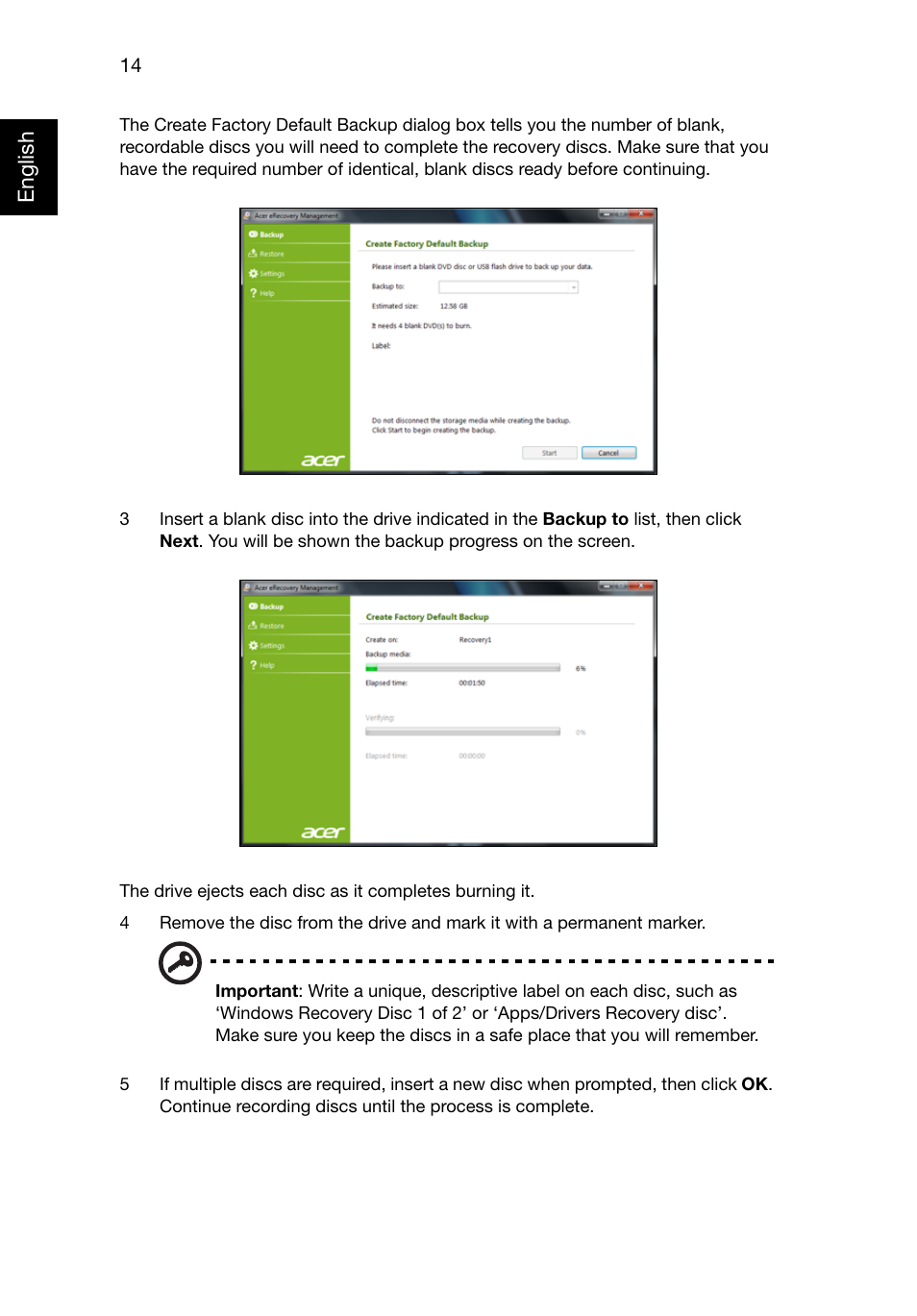 English | Acer TravelMate 8481T User Manual | Page 34 / 76