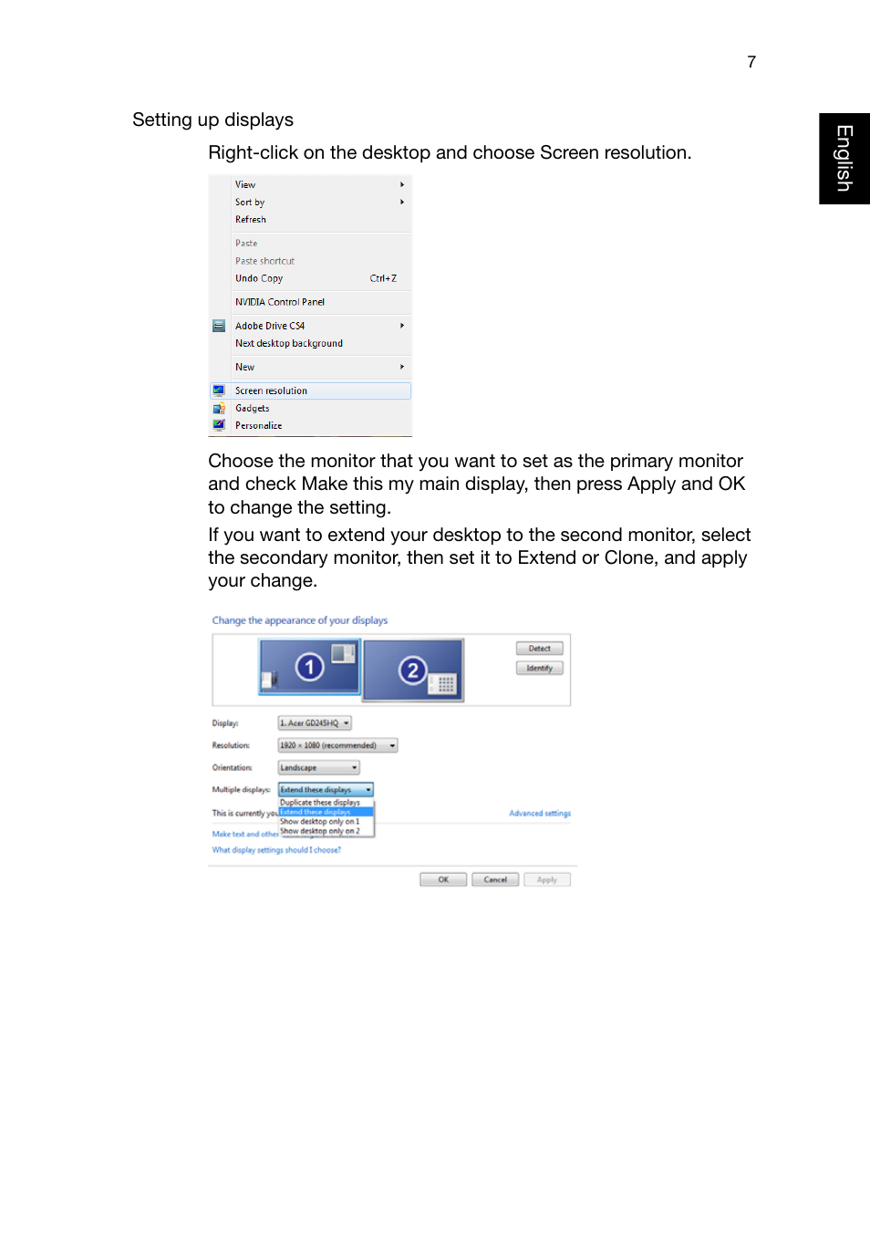 Acer Aspire X1935 User Manual | Page 17 / 32