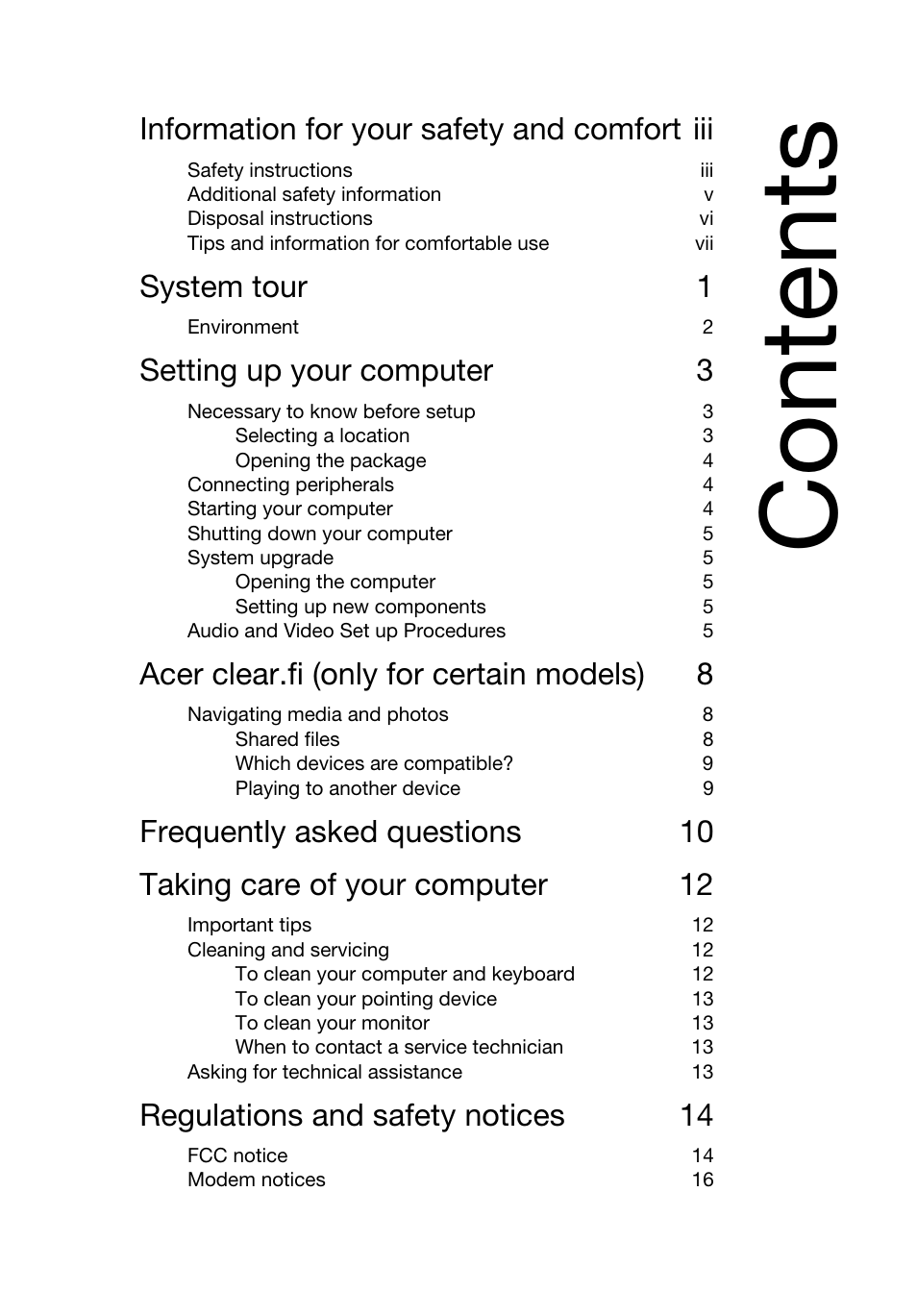 Acer Aspire X1935 User Manual | Page 9 / 32