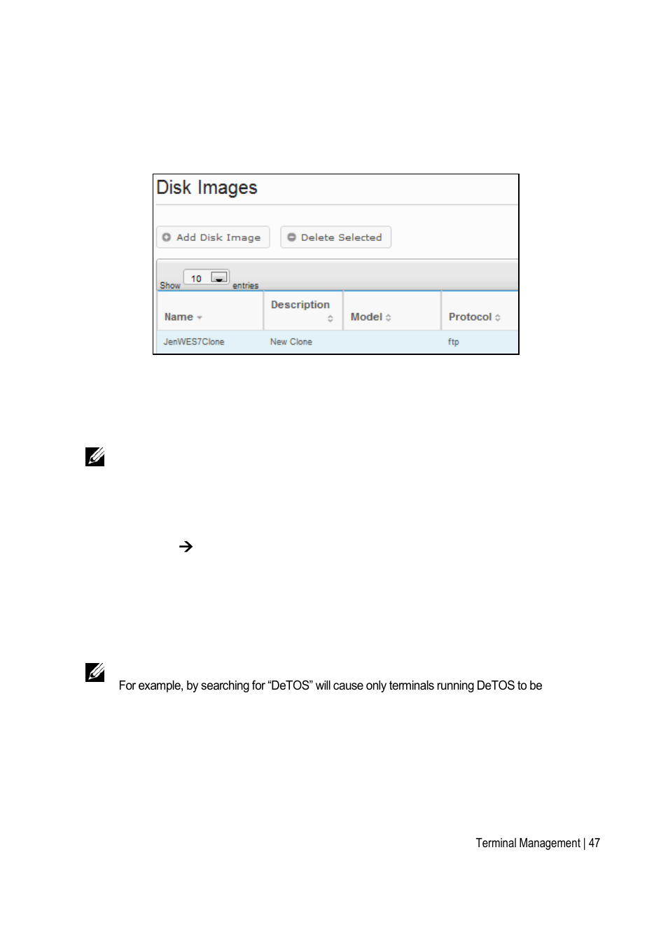 Applying a disk image to a terminal | Acer Veriton N2620G User Manual | Page 47 / 57