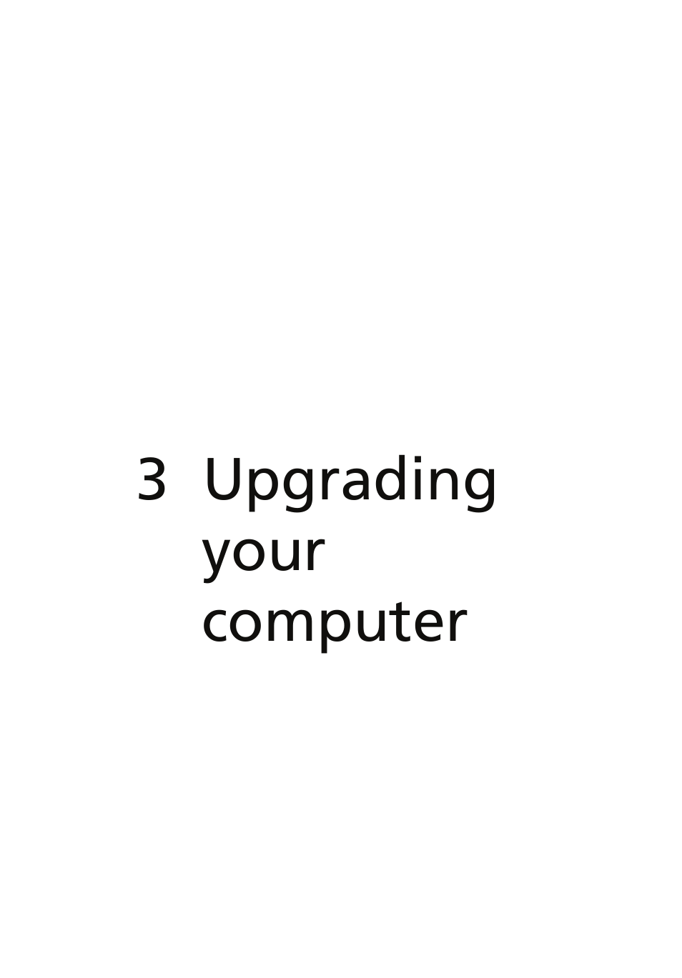 3 upgrading your computer | Acer AcerSystem (User Guide) User Manual | Page 19 / 39