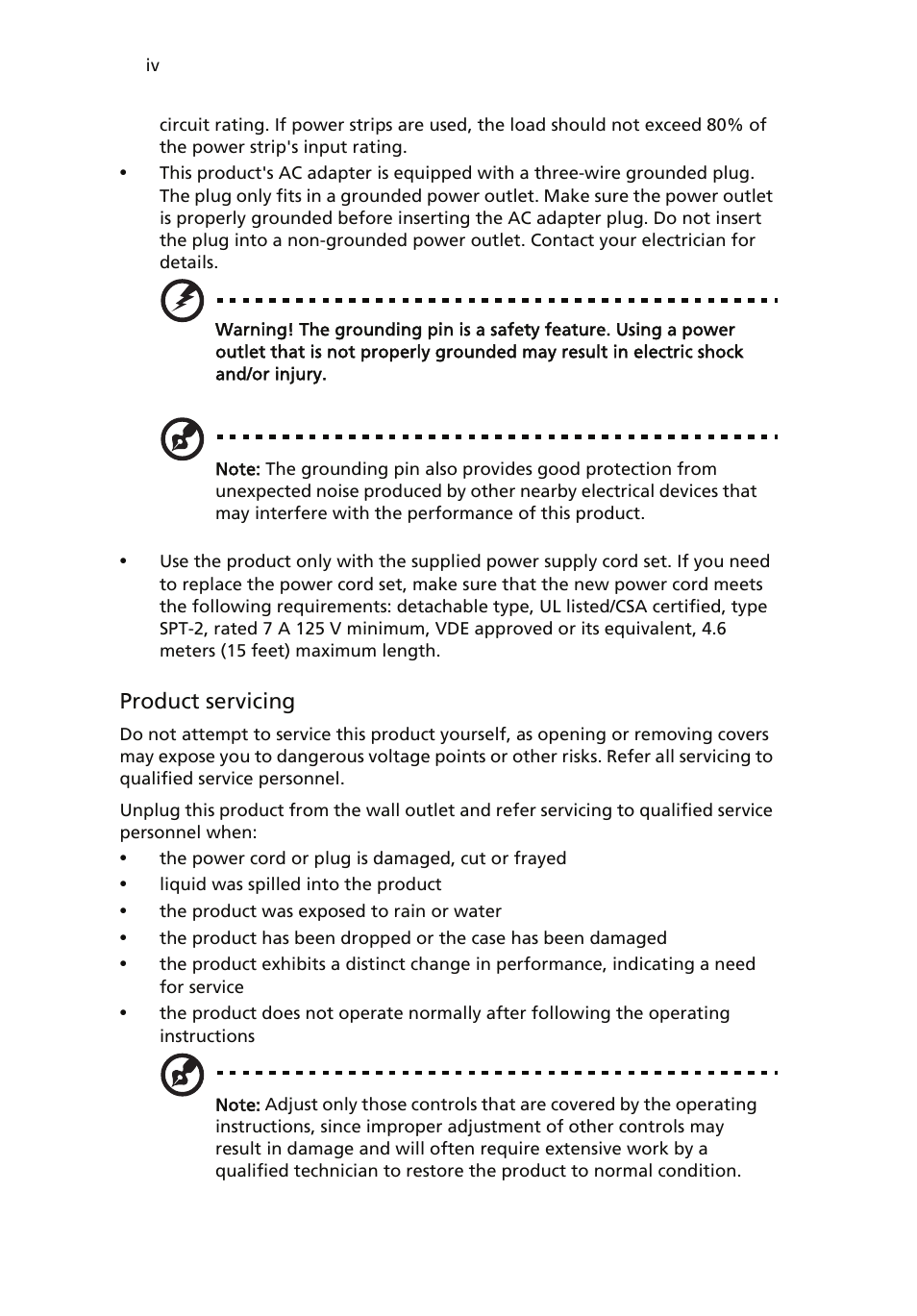 Acer AcerSystem (User Guide) User Manual | Page 4 / 39