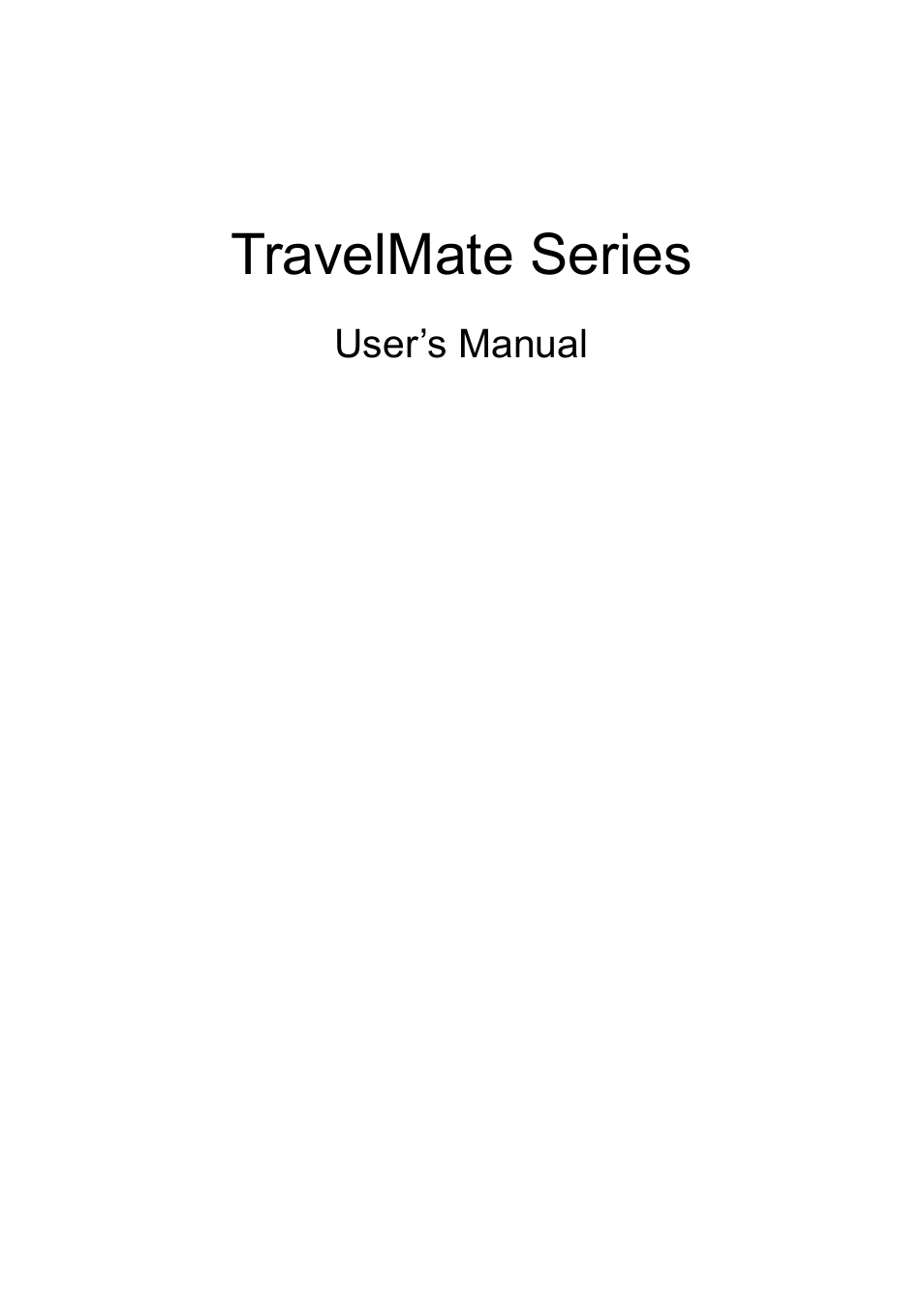 Acer TravelMate P245-MG User Manual | 86 pages