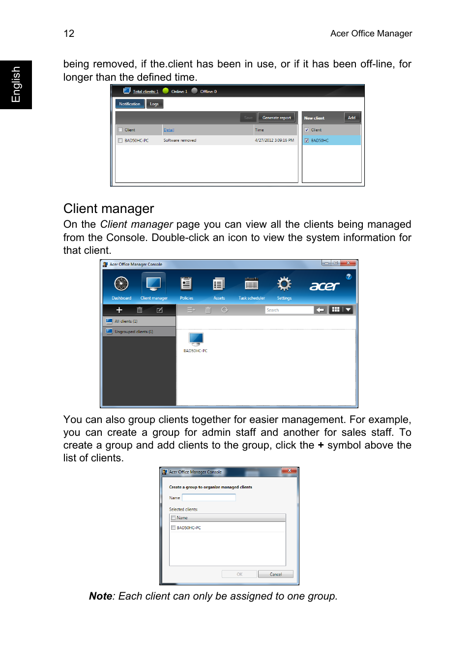 Client manager | Acer TravelMate P245-MG User Manual | Page 30 / 86