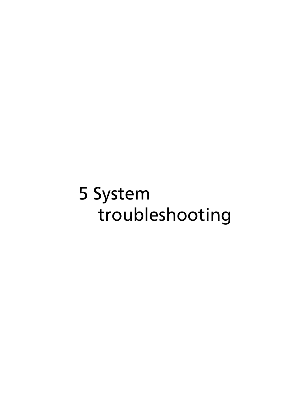 5 system troubleshooting | Acer AR320 F1 User Manual | Page 105 / 171