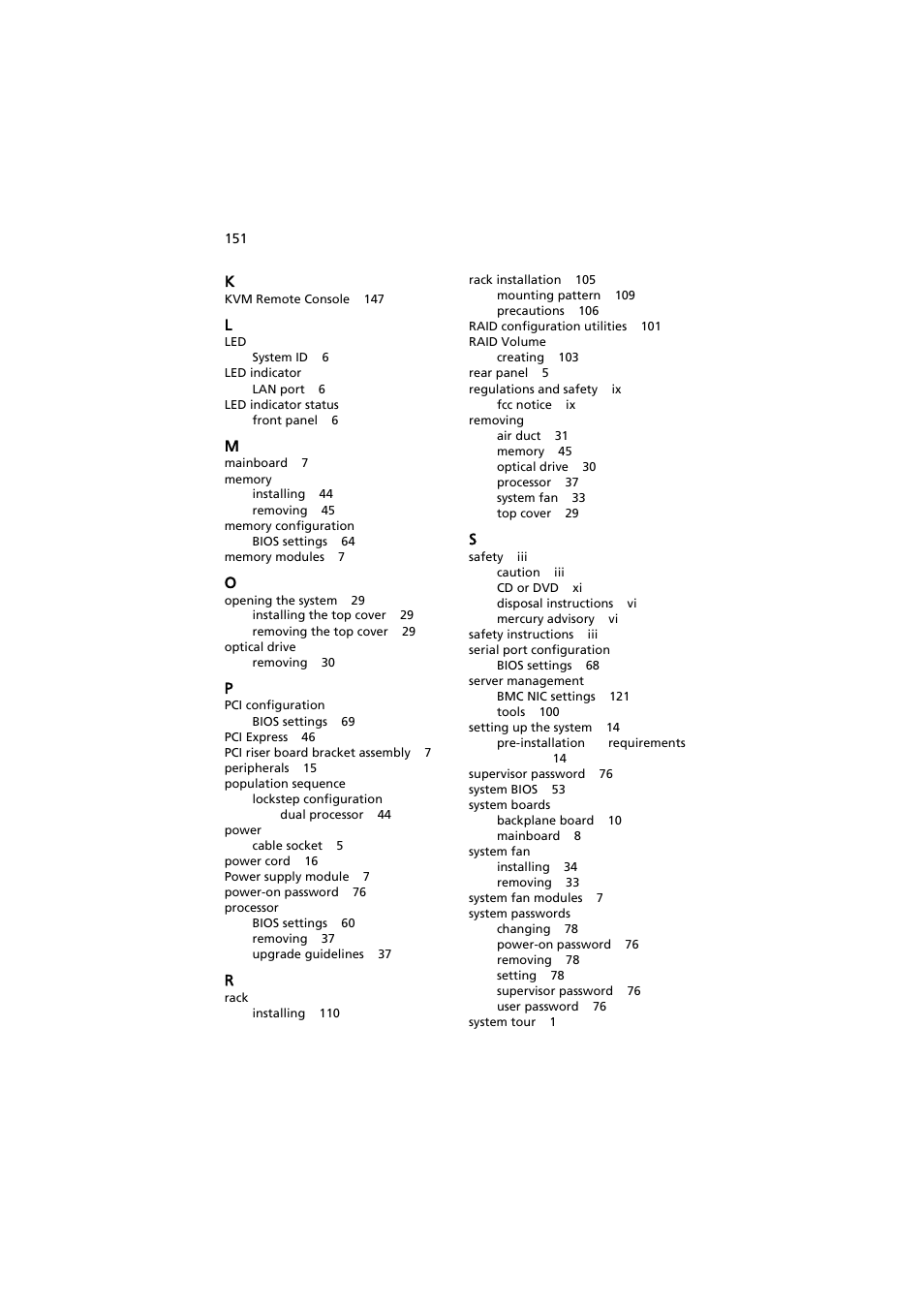 Acer AR320 F1 User Manual | Page 169 / 171