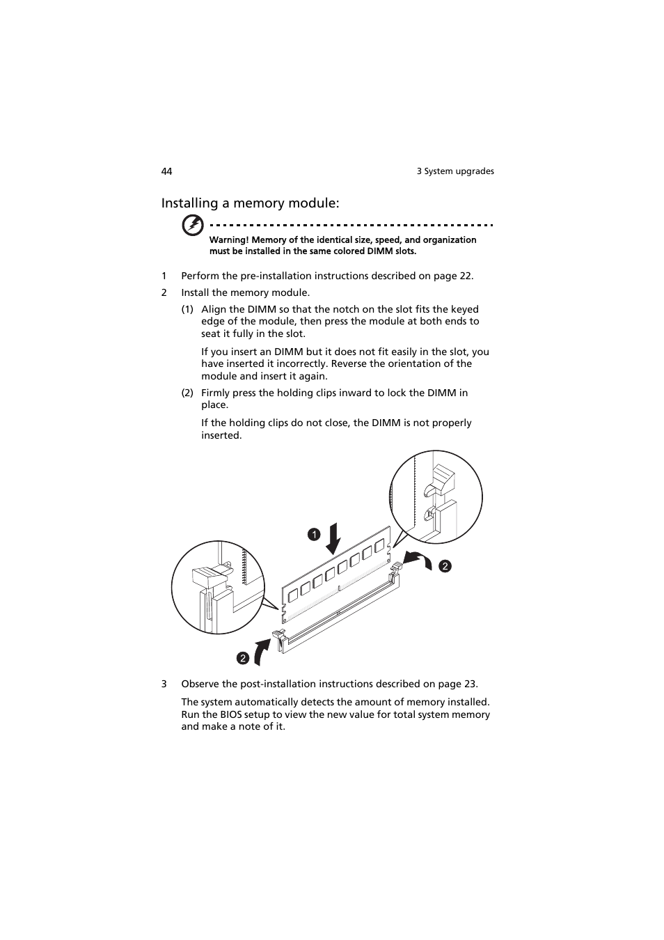 Acer AR320 F1 User Manual | Page 62 / 171