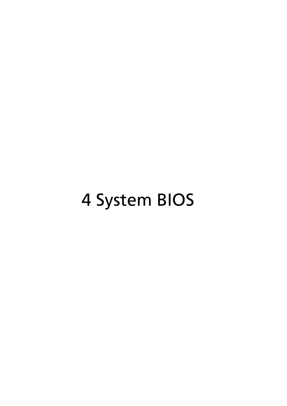 4 system bios | Acer AR320 F1 User Manual | Page 71 / 171
