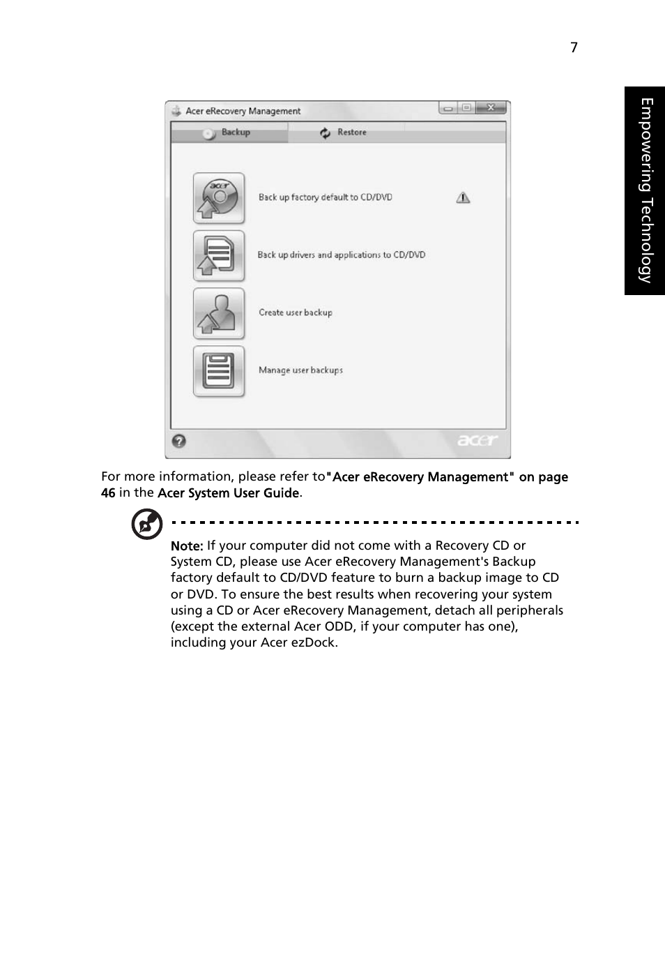 Acer Extensa 4430 User Manual | Page 27 / 86