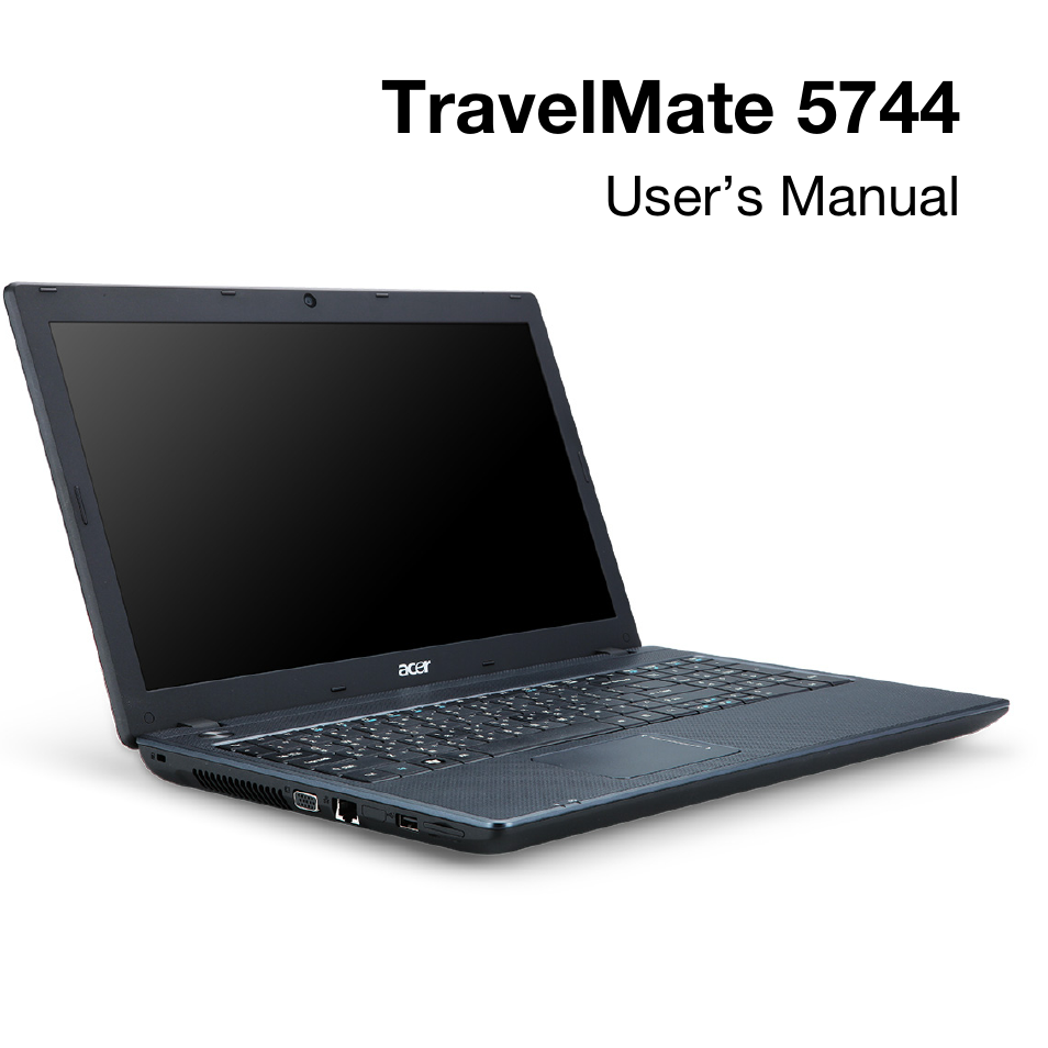 Acer TravelMate 5744Z User Manual | 95 pages