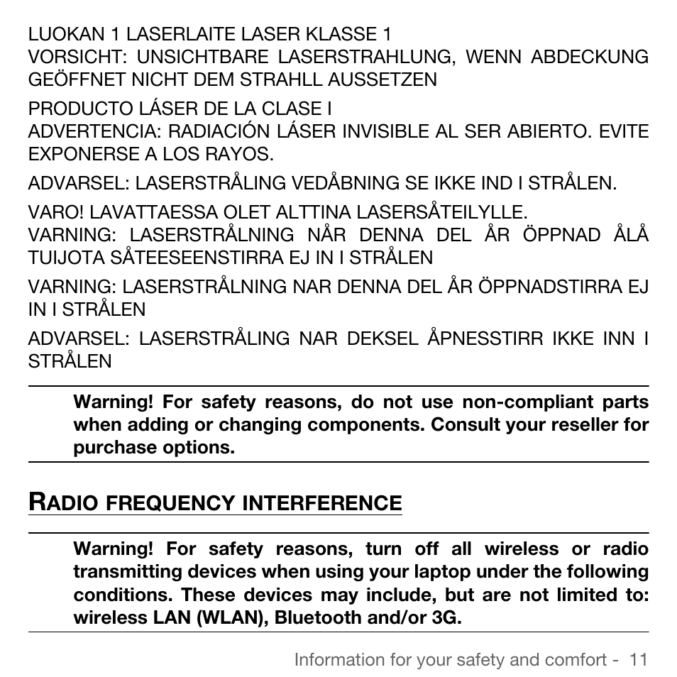 Acer TravelMate 5744Z User Manual | Page 11 / 95