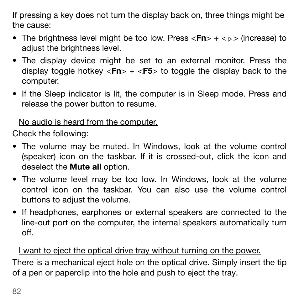 Acer TravelMate 5744Z User Manual | Page 82 / 95