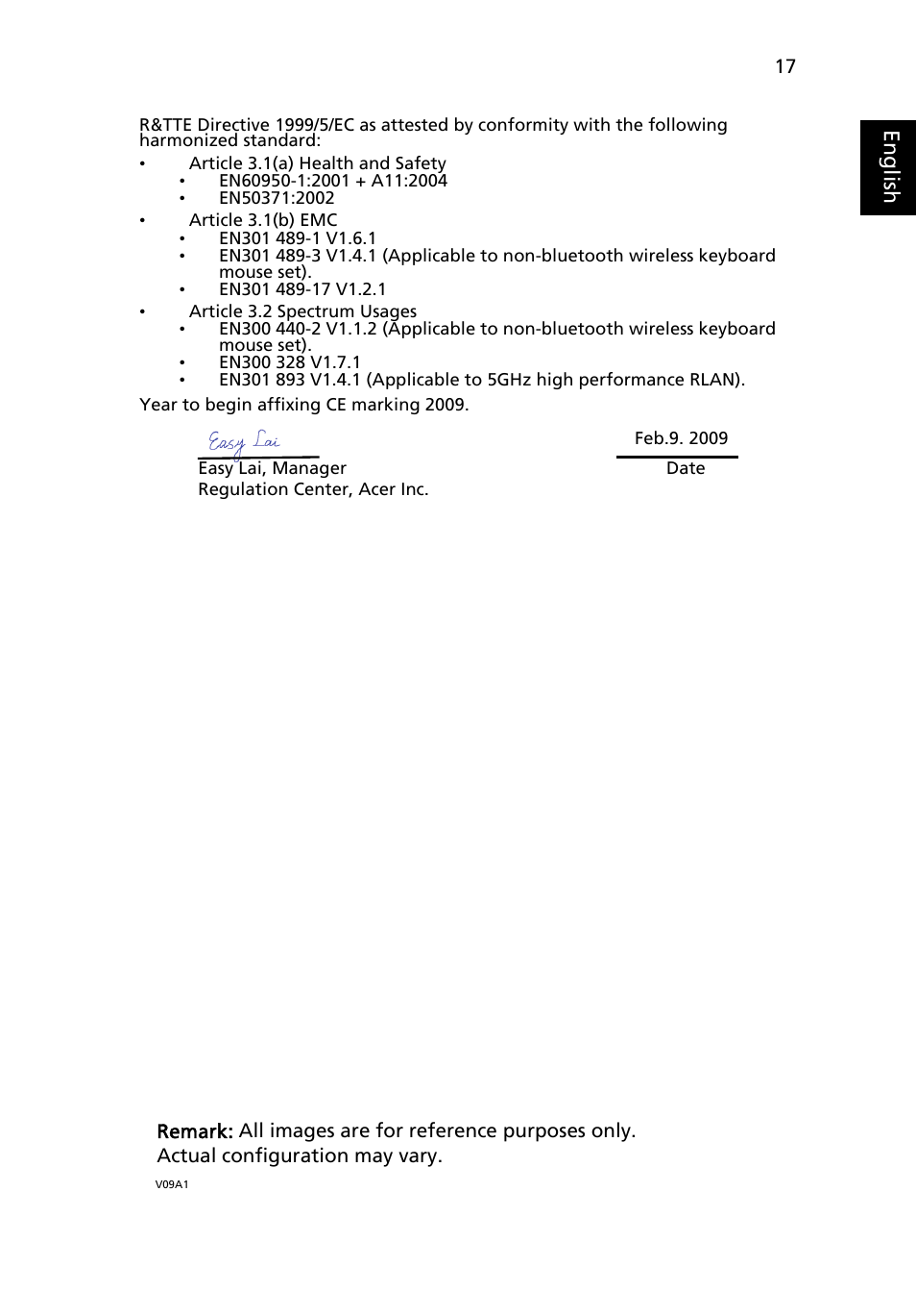 Eng lish eng lis h | Acer AcerSystem (User Guide) User Manual | Page 29 / 30