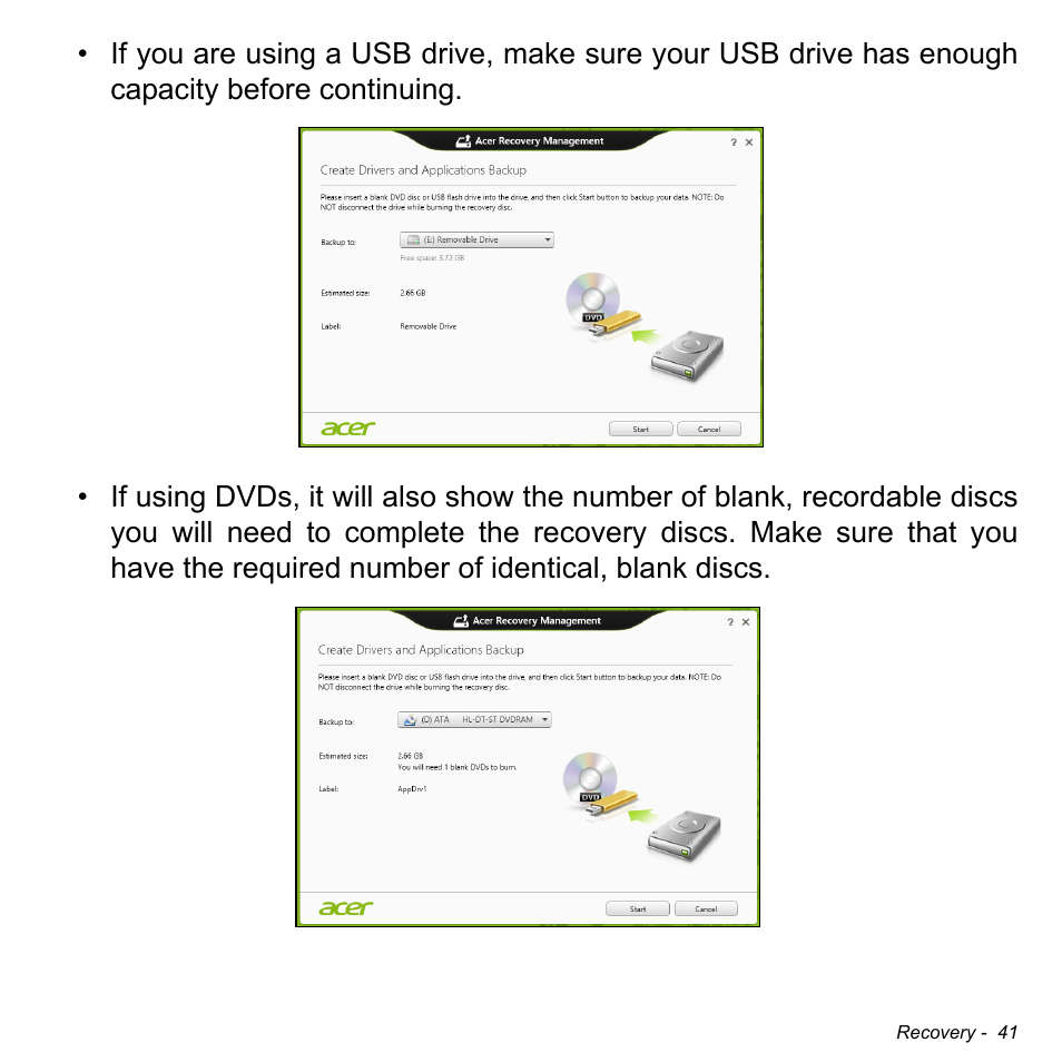 Acer Aspire E1-532G User Manual | Page 41 / 101