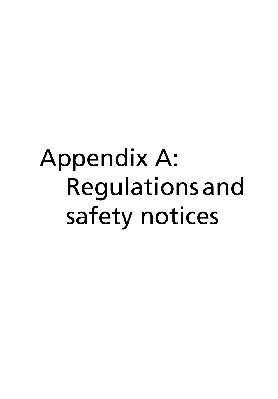 Appendix a: regulations and safety notices, Appendix a: regulations and safety notices 31 | Acer AcerPower 1000 User Manual | Page 41 / 51