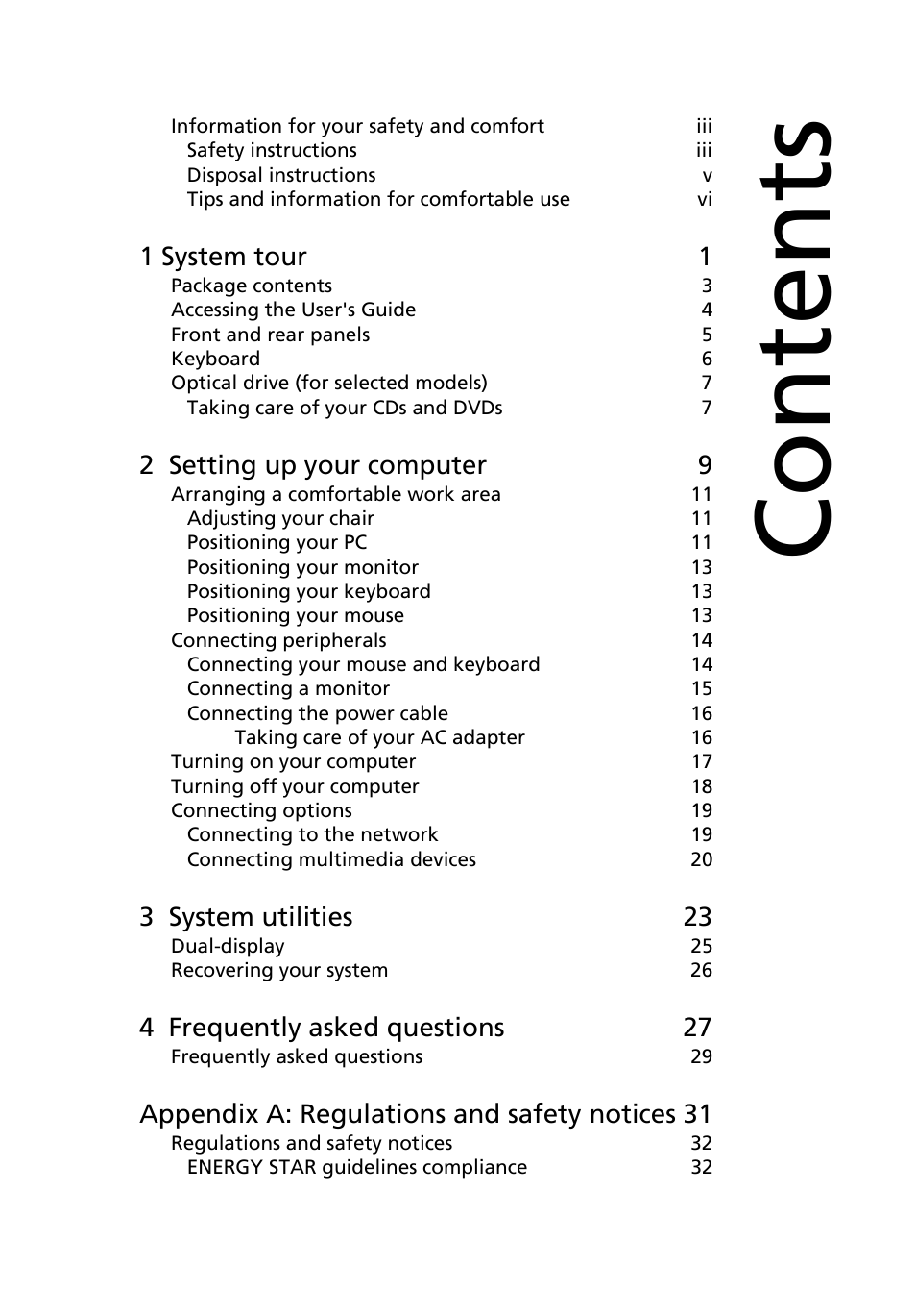 Acer AcerPower 1000 User Manual | Page 9 / 51