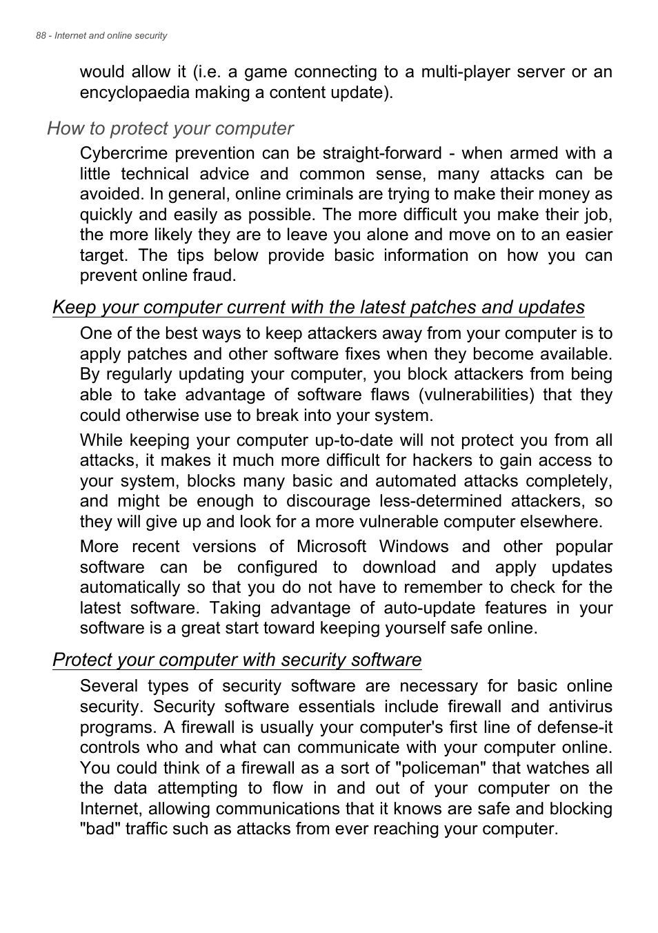 Acer Aspire E1-470PG User Manual | Page 88 / 93