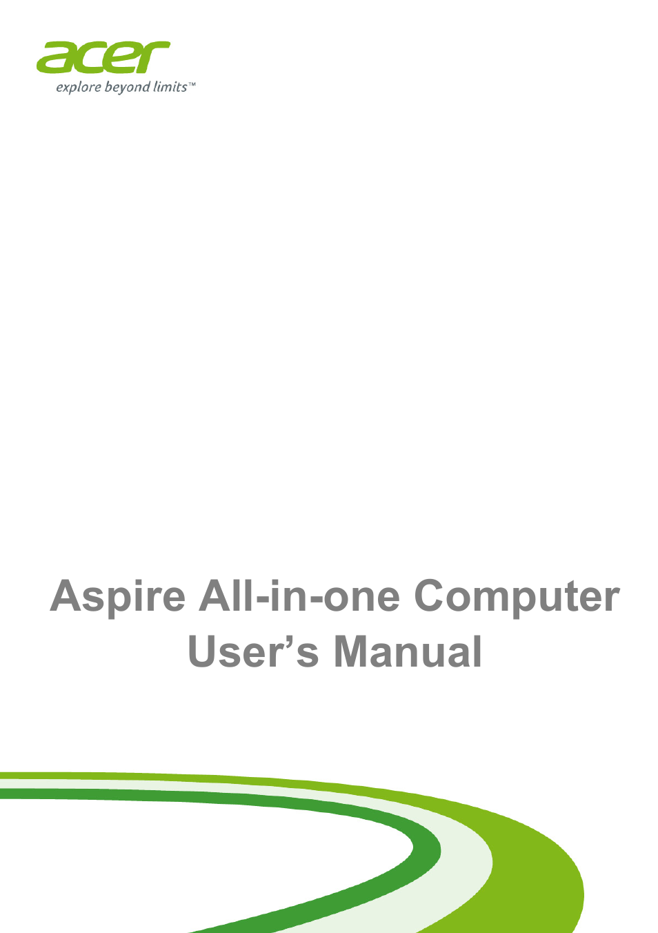 Acer Aspire U5-610 User Manual | 71 pages