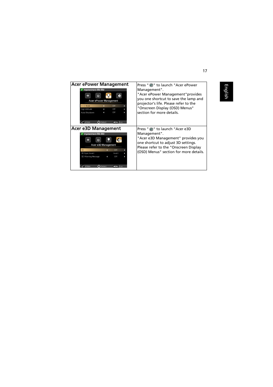 Acer PE-W30 User Manual | Page 27 / 61