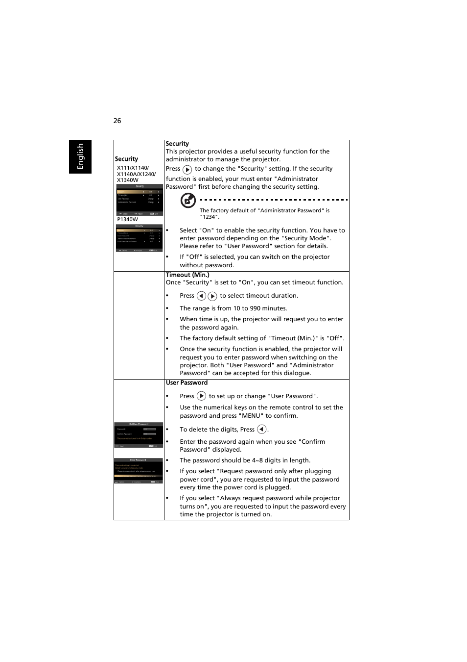 Acer PE-W30 User Manual | Page 36 / 61