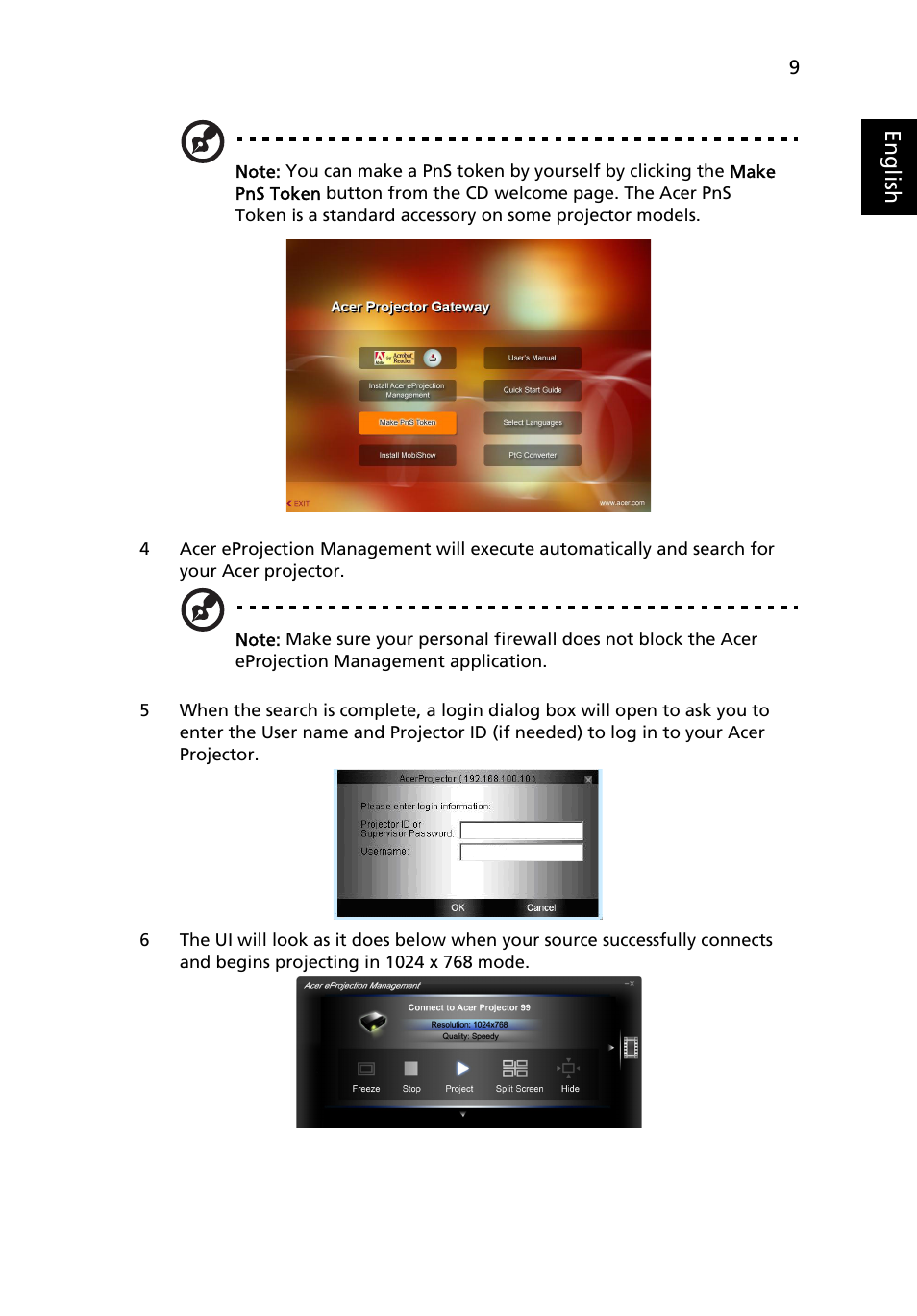 Acer S5201 User Manual | Page 9 / 52