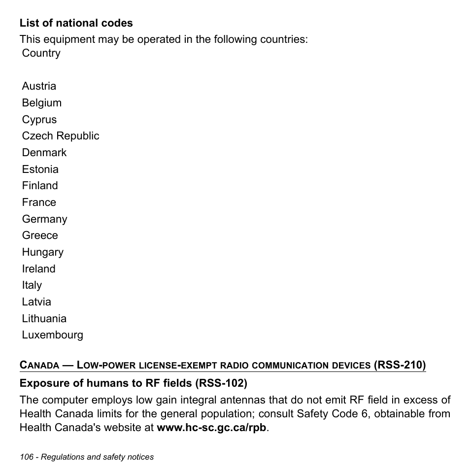 Acer Aspire V7-581 User Manual | Page 106 / 109
