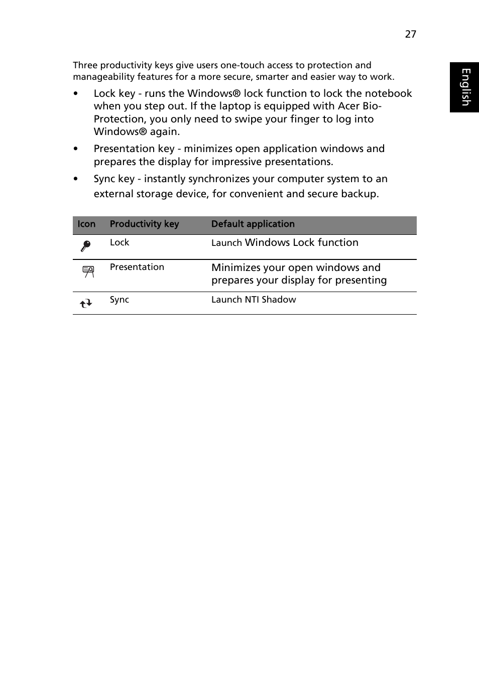 Acer TravelMate 7720 User Manual | Page 47 / 100