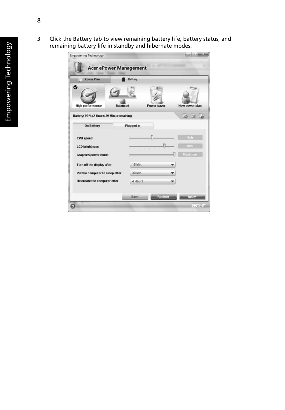 Acer Aspire 7230 User Manual | Page 28 / 103