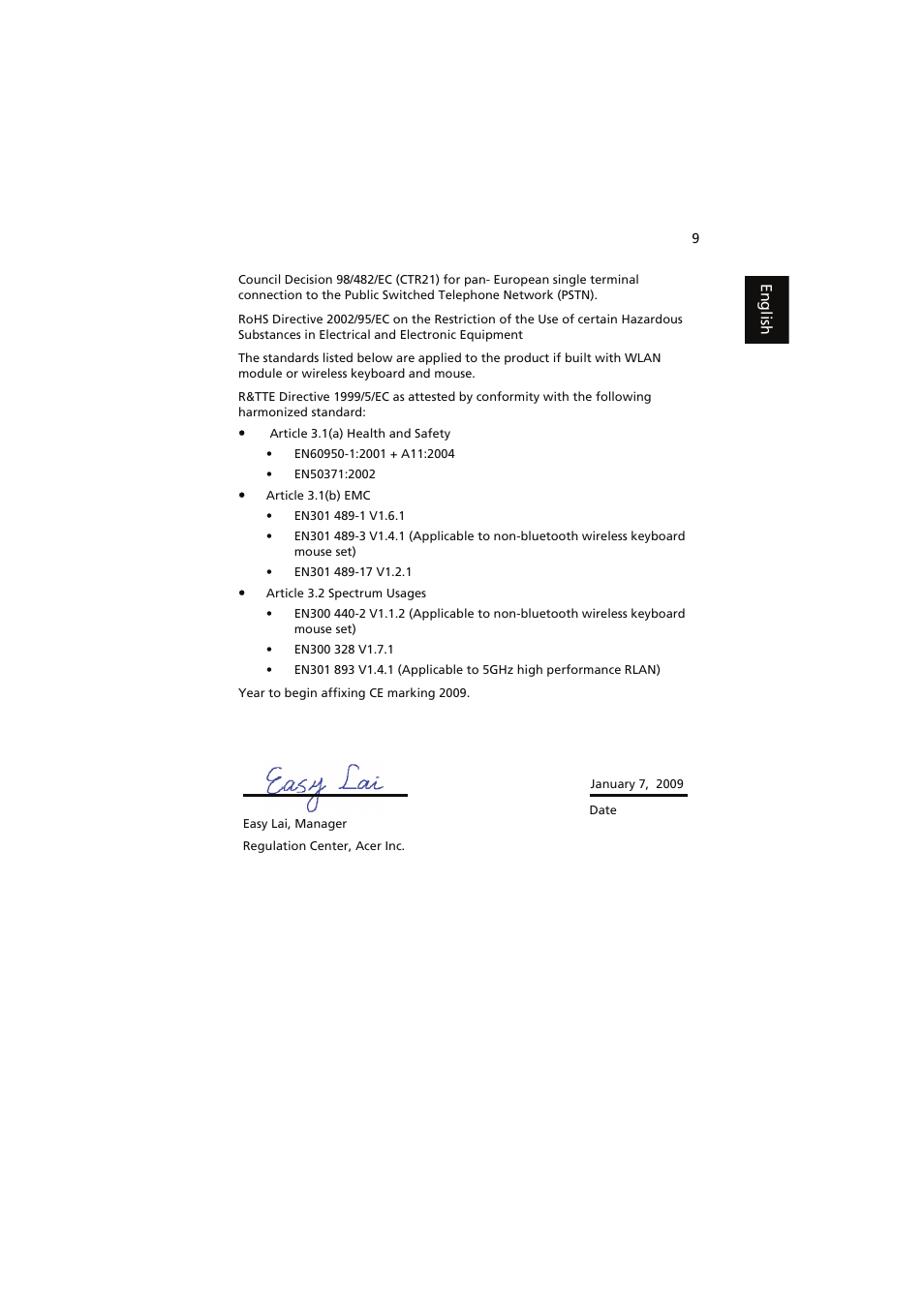 Acer easyStore H341 User Manual | Page 11 / 59