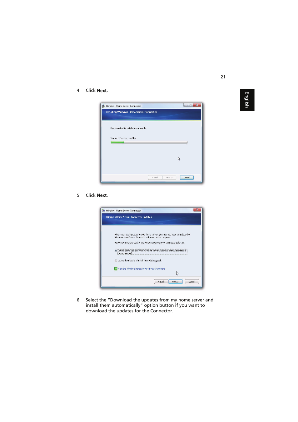 Acer easyStore H341 User Manual | Page 23 / 59
