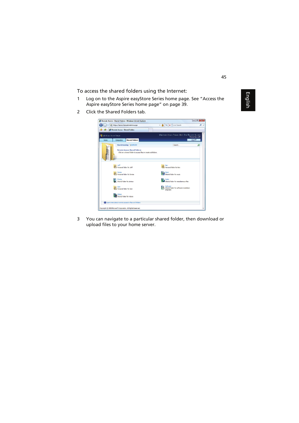 Acer easyStore H341 User Manual | Page 47 / 59
