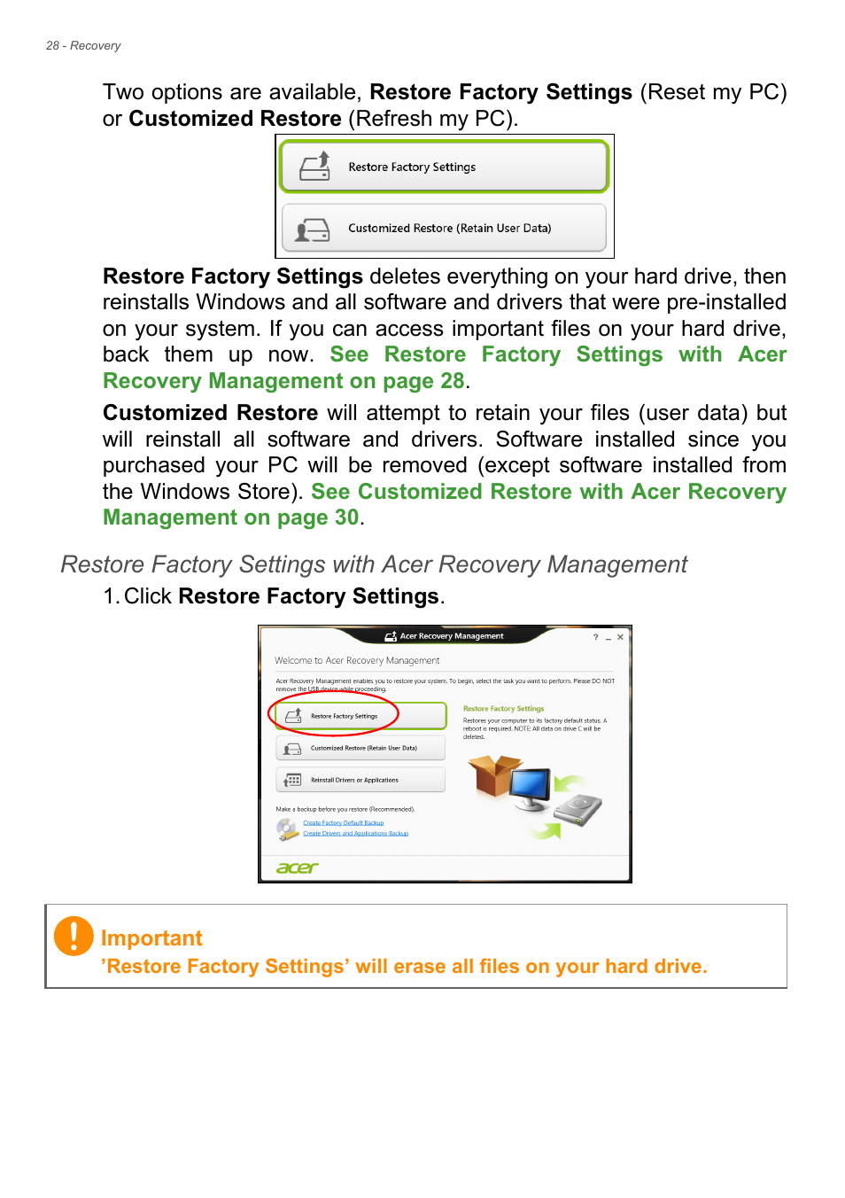 Acer Aspire E1-530 User Manual | Page 28 / 87