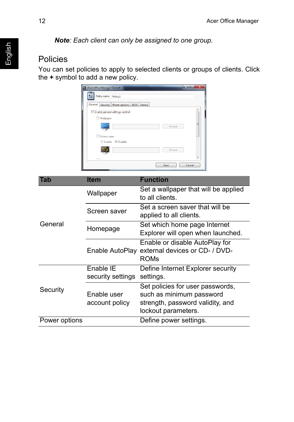 Policies | Acer TravelMate P273-M User Manual | Page 30 / 85