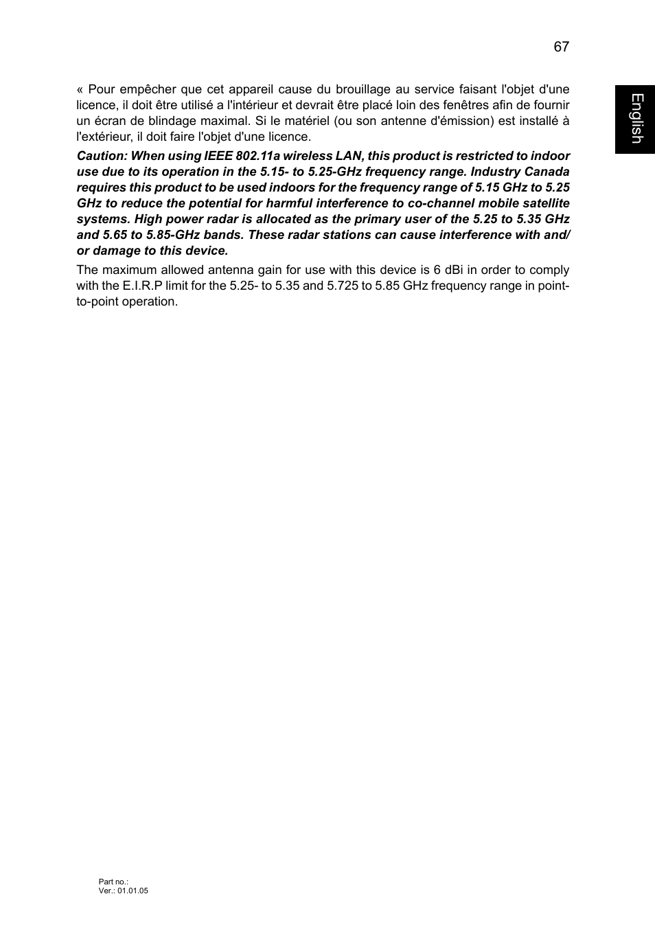 English | Acer TravelMate P273-M User Manual | Page 85 / 85