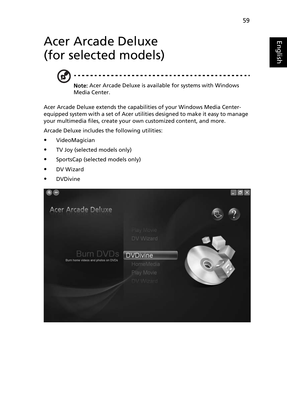 Acer arcade deluxe (for selected models) | Acer Aspire 4520 User Manual | Page 77 / 113