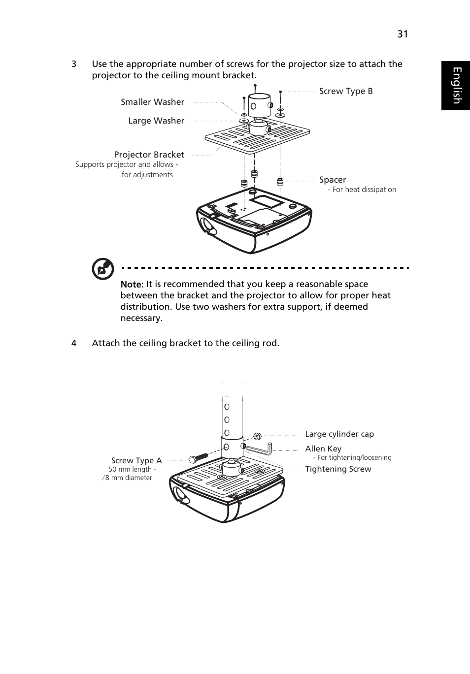 Eng lis h | Acer X1160 User Manual | Page 43 / 53